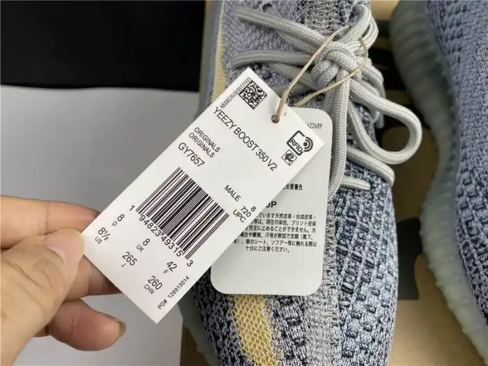 Cheap reps HYPE Adidas Yeezy Boost 350 V2 Ash Blue GY7657 0127