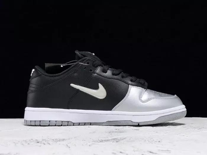 Best reps HYPE Nike SB Dunk Low Jewel Swoosh Silver CK3480-001 0114