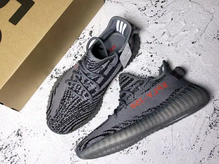 1:1 HYPE Adidas Yeezy Boost 350 V2 Beluga 2.0 Grey Bold Orange AH2203 0127