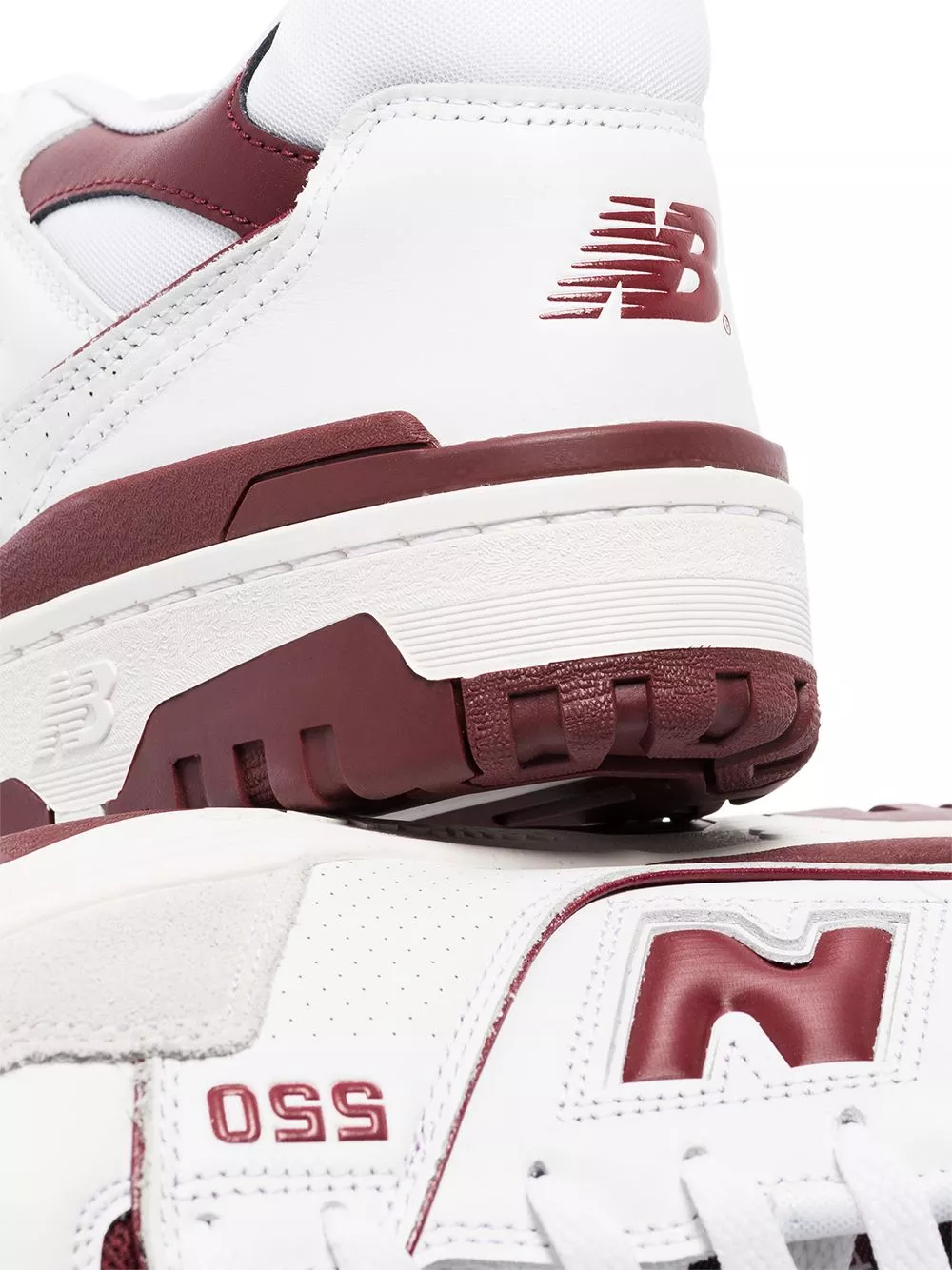 Replica HYPE New Balance 550 "Burgundy" low-top sneakers  0113