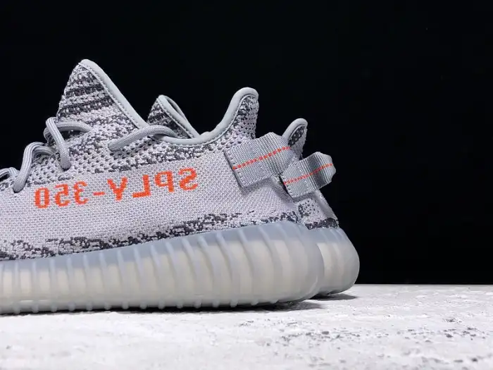 1:1 HYPE Adidas Yeezy Boost 350 V2 Beluga 2.0 Grey Bold Orange AH2203 0127