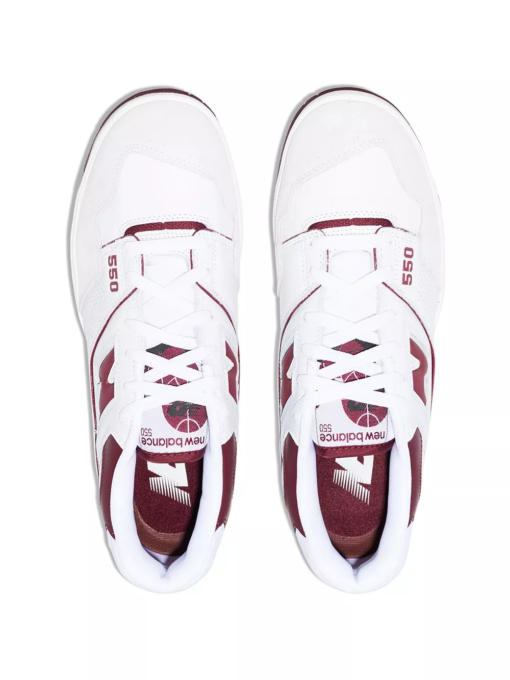 Replica HYPE New Balance 550 "Burgundy" low-top sneakers  0113