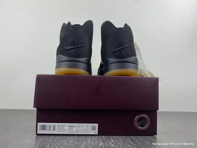 Rep HYPE Air 5 FD1330-001 Jordan x Ma A Maniere Black 0210