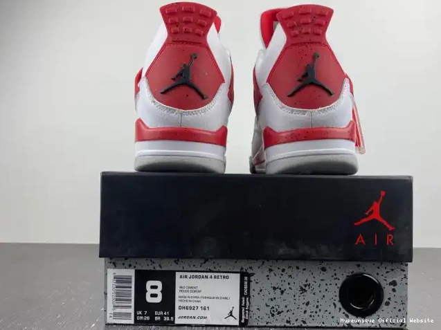 1:1 HYPE DH6927-161 Cement 4 Jordan Air Red 0213