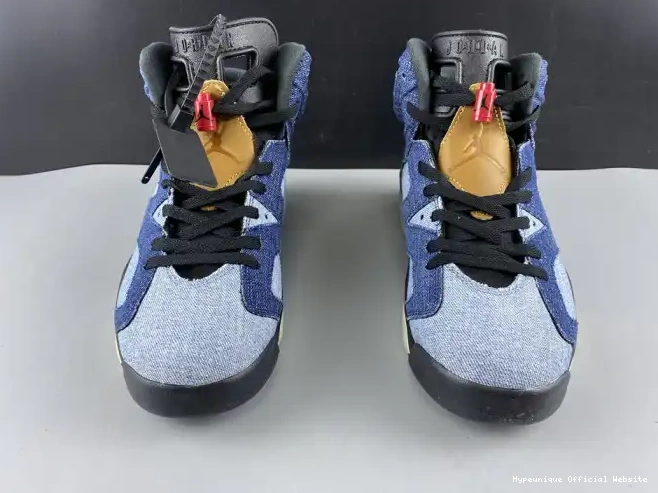 1:1 HYPE Denim Washed Jordan CT5350-401 Air 6 0222