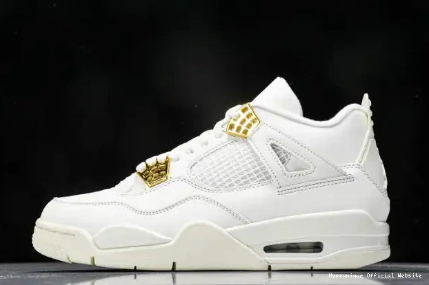 1:1 HYPE Retro 4 Jordan Gold AQ9129-170 Metallic 0223