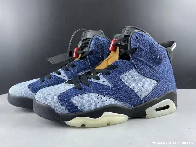 1:1 HYPE Denim Washed Jordan CT5350-401 Air 6 0222