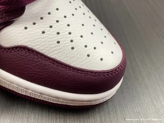 Best reps HYPE Air OG Jordan 1 555088-611 High Bordeaux 0216