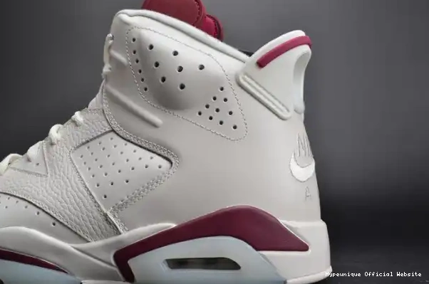 Rep HYPE Air white 6 Retro 384664-116 Jordan Maroon 0223