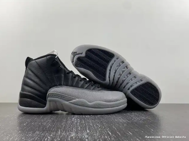 1:1 HYPE Black CT8013-019 Jordan 12 Wolf Grey Air 0210