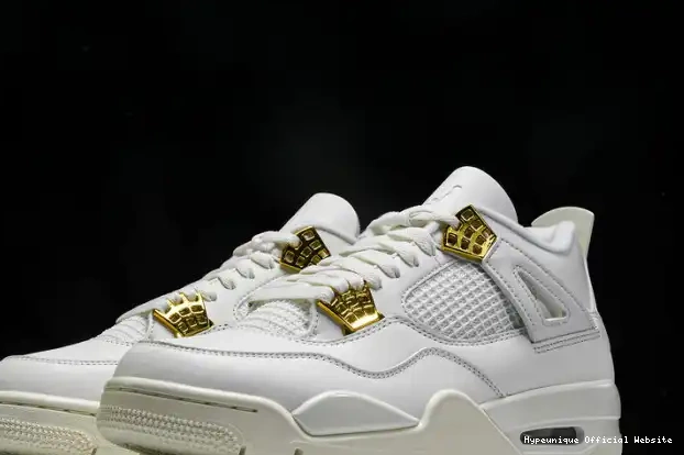 Best reps HYPE AQ9129-170 Jordan 4 Gold Metallic Retro 0212