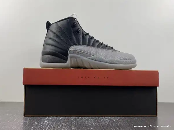 1:1 HYPE Black CT8013-019 Jordan 12 Wolf Grey Air 0210