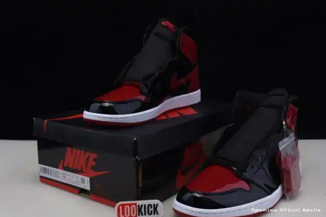 Rep HYPE OG High Jordan 1 Bred 555088-063 Patent Air 0220