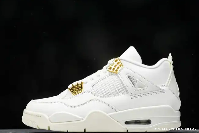 Best reps HYPE AQ9129-170 Jordan 4 Gold Metallic Retro 0212