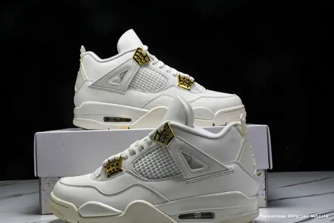 1:1 HYPE Retro 4 Jordan Gold AQ9129-170 Metallic 0223