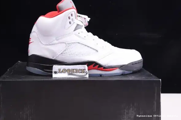 Replica HYPE 5 Jordan Fire Silver Retro DA1911-102 Air Red Tongue (2020) 0219