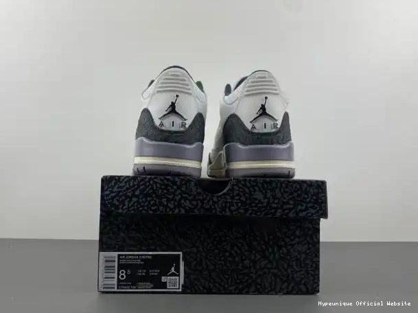 Best reps HYPE Air Grey Cement Jordan 3 CT8532-106 0213