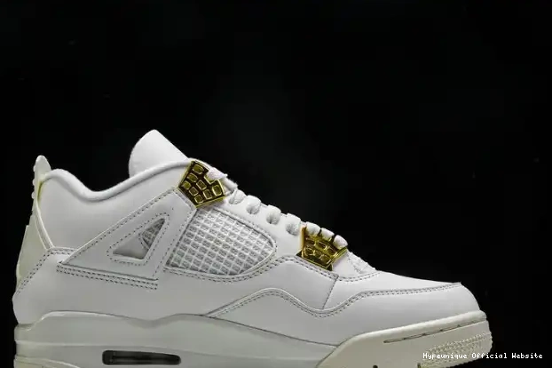 1:1 HYPE Retro 4 Jordan Gold AQ9129-170 Metallic 0223