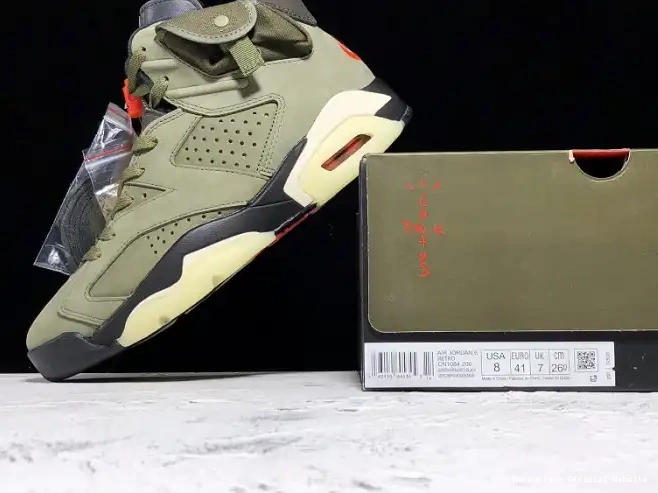 Reps HYPE 6 Air Olive Jordan x Medium Travis CN1084-200 Scott 0221