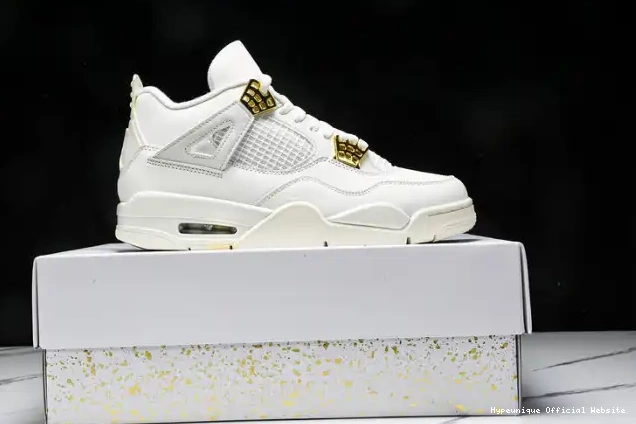 Best reps HYPE AQ9129-170 Jordan 4 Gold Metallic Retro 0212