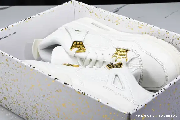 Cheap reps HYPE AQ9129-170 Jordan Metallic Retro 4 Gold 0218