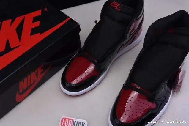 Rep HYPE OG High Jordan 1 Bred 555088-063 Patent Air 0220