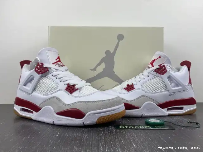 Cheap reps HYPE DR5415-160 SB Retro Red Pine Jordan 4 0211