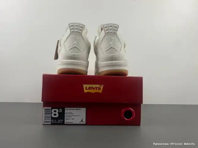 Best reps HYPE 'White' x AO2571-100 Air Levi's 4 Jordan 0214