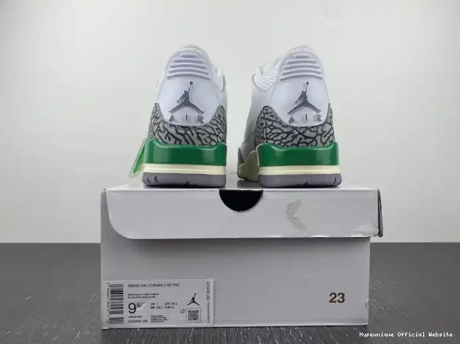 Best reps HYPE (W) 3 Retro Green Lucky CK9246-136 Jordan 0226