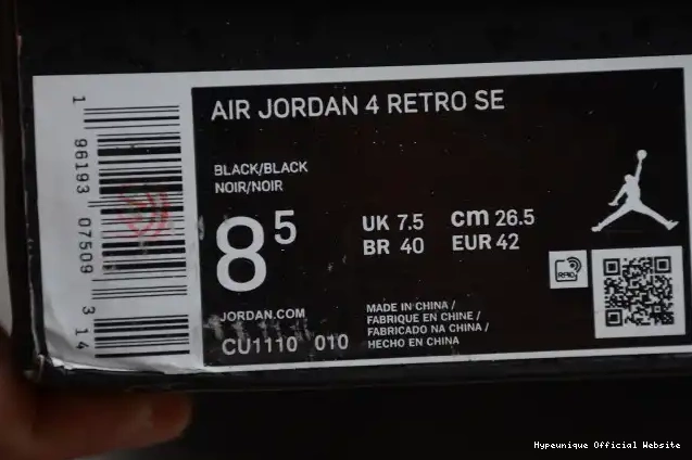 Rep HYPE 4 Jordan CU1110-010 Black Cat Air (2020) 0217