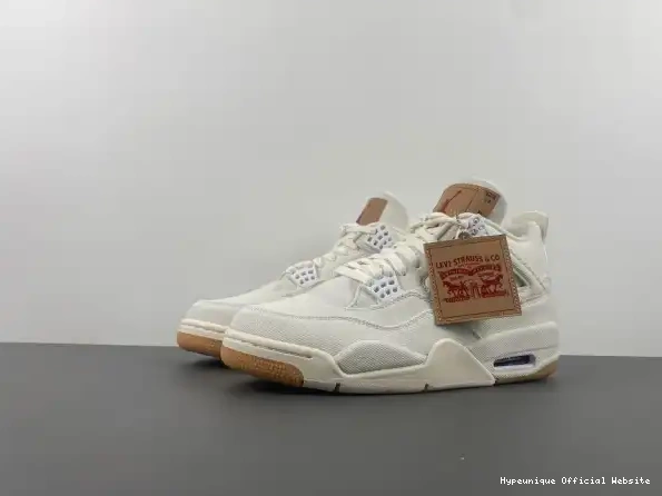 Rep HYPE Air Levi's 4 'White' Jordan x AO2571-100 0218