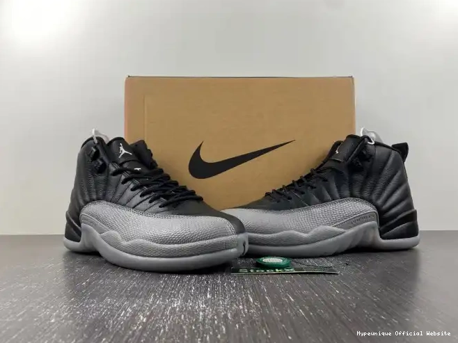 1:1 HYPE Black CT8013-019 Jordan 12 Wolf Grey Air 0210