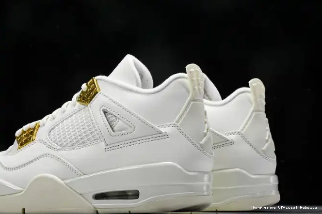 Cheap reps HYPE AQ9129-170 Jordan Metallic Retro 4 Gold 0218