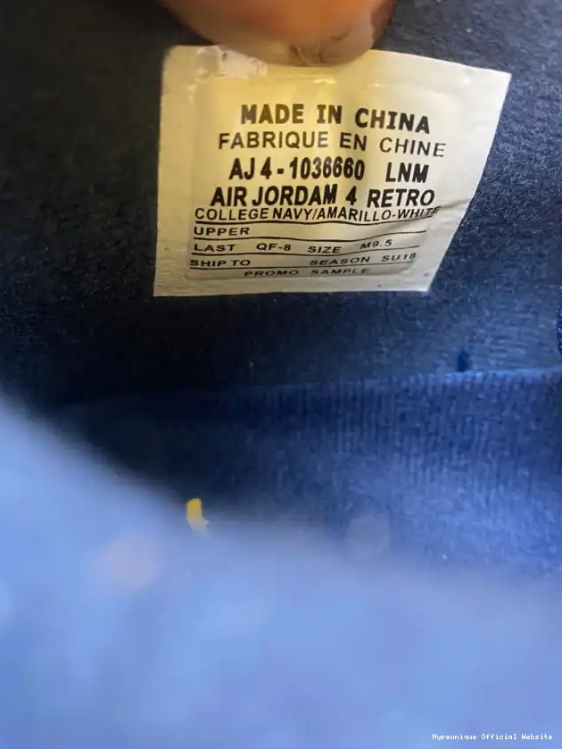 Rep HYPE Jordan Air 4 (PE) Retro Michigan AJ4-1036660 0210