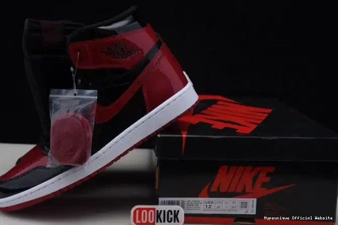 Rep HYPE OG High Jordan 1 Bred 555088-063 Patent Air 0220