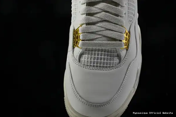 1:1 HYPE Retro 4 Jordan Gold AQ9129-170 Metallic 0223