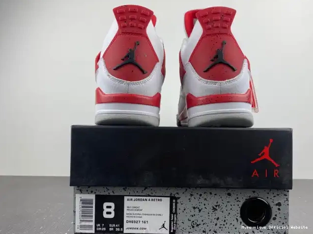 1:1 HYPE Red Jordan DH6927-161 Cement 4 Air 0210