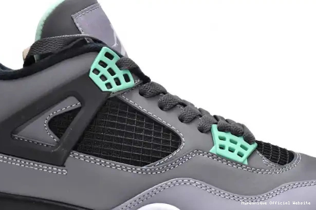 Cheap reps HYPE Retro Air Glow Jordan 4 Green 308497-033 0210