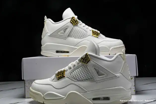 Cheap reps HYPE AQ9129-170 Jordan Metallic Retro 4 Gold 0218