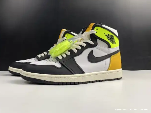 Reps HYPE HIGH 1 'VOLT 555088-118 RETRO AIR GOLD' JORDAN OG 0208