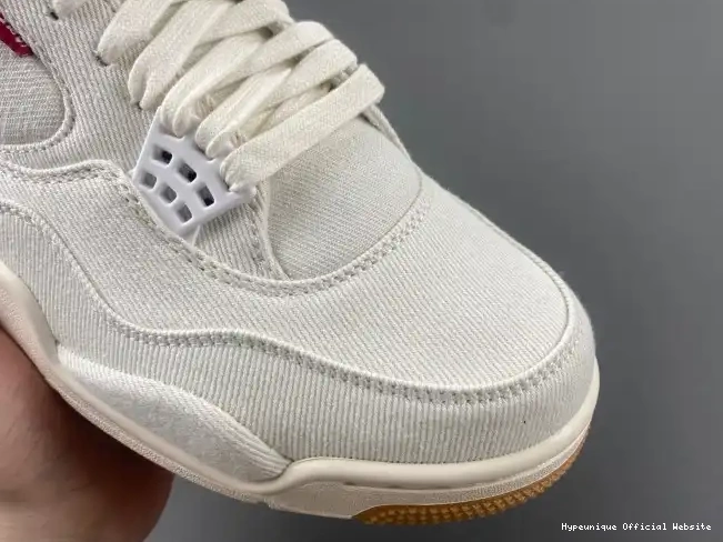 Rep HYPE Air Levi's 4 'White' Jordan x AO2571-100 0218