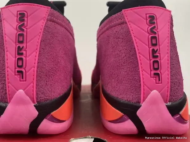 HYPE DH4121-600 (W) Retro Shocking Low Jordan Pink 14 0316