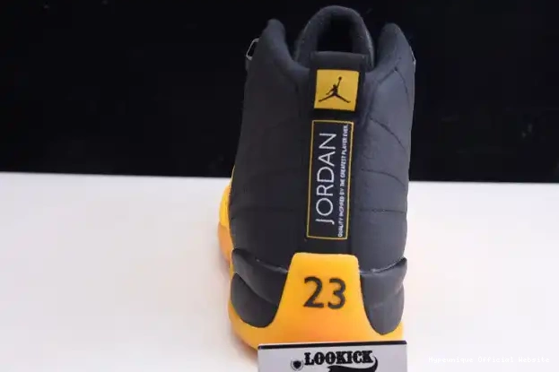 HYPE Air Retro Black 12 Jordan 130690-070 Gold University 0319
