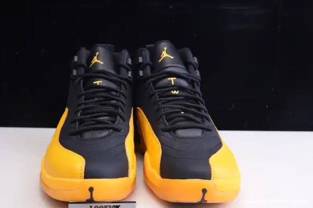 HYPE Air Retro Black 12 Jordan 130690-070 Gold University 0319