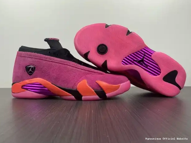HYPE DH4121-600 (W) Retro Shocking Low Jordan Pink 14 0316