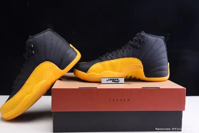 HYPE Air Retro Black 12 Jordan 130690-070 Gold University 0319