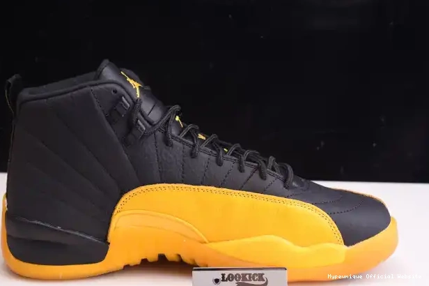 HYPE Air Retro Black 12 Jordan 130690-070 Gold University 0319