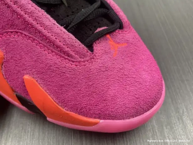 HYPE DH4121-600 (W) Retro Shocking Low Jordan Pink 14 0316