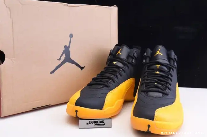 HYPE Air Retro Black 12 Jordan 130690-070 Gold University 0319