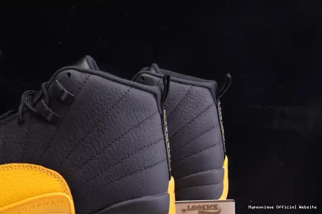 HYPE Air Retro Black 12 Jordan 130690-070 Gold University 0319